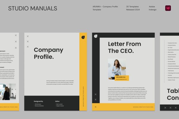 ARUNIKA Company Profile Template