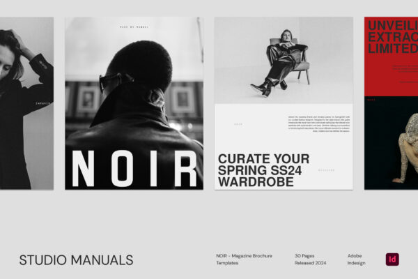 a1 NOIR - Magazine Brochure Template