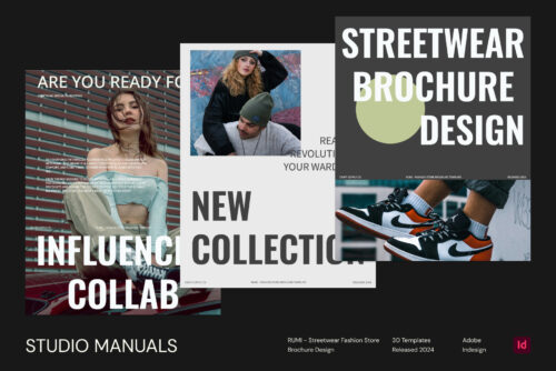 a1 RUMI - Streetwear Fashion Store Brochure Design