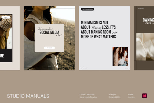 a1 ORION - Minimalist Social Media Template