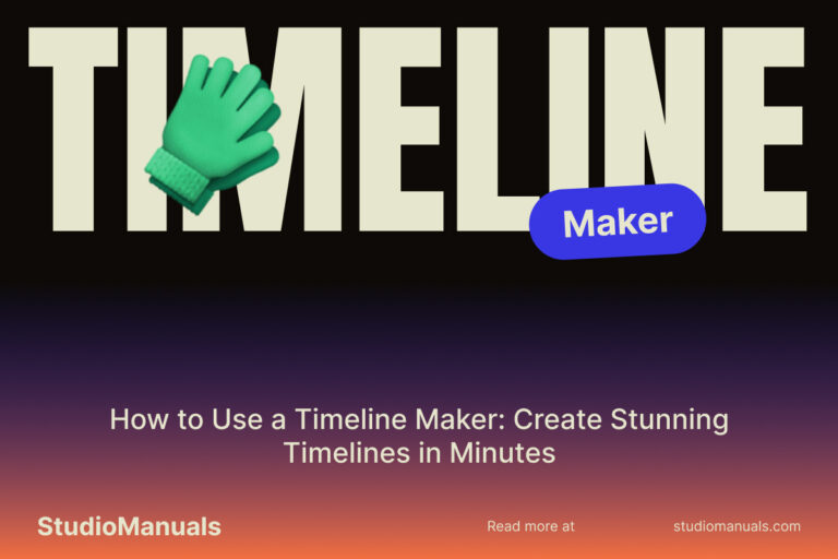 How to Use a Timeline Maker: Create Stunning Timelines in Minutes