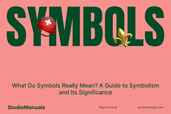 What Do Symbols Really Mean? A Guide to Symbolism and Its Significance
