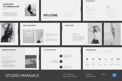 a1 XILA - Minimalist Presentation Template
