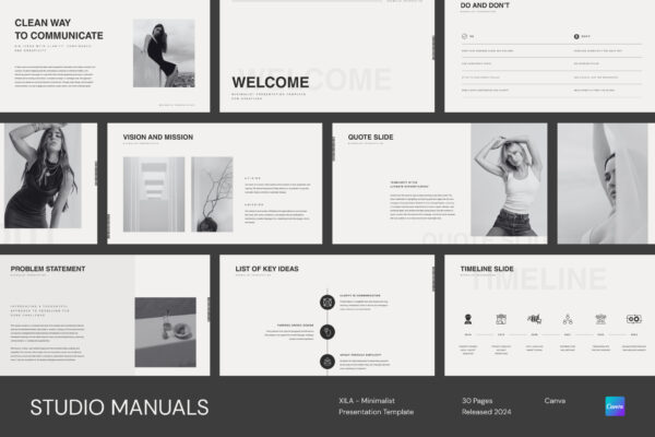 a1 XILA - Minimalist Presentation Template