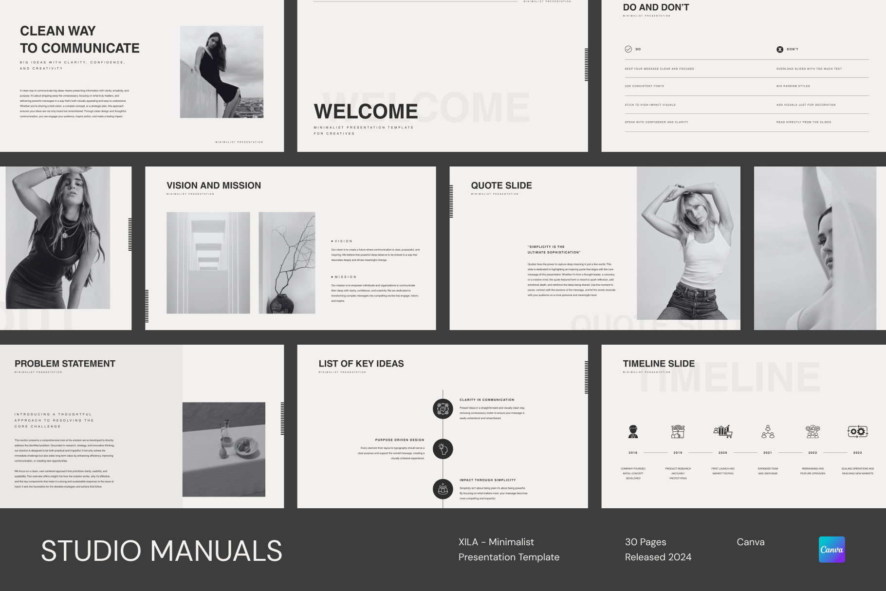 a1 XILA - Minimalist Presentation Template