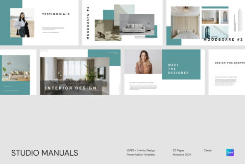 a1 YUNO - Interior Design Presentation Template