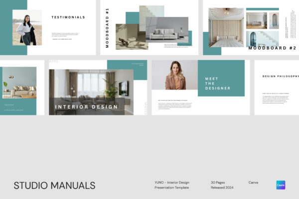 a1 YUNO - Interior Design Presentation Template