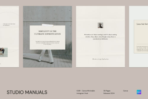 a1 CIOR - Canva Minimalist Instagram Pack
