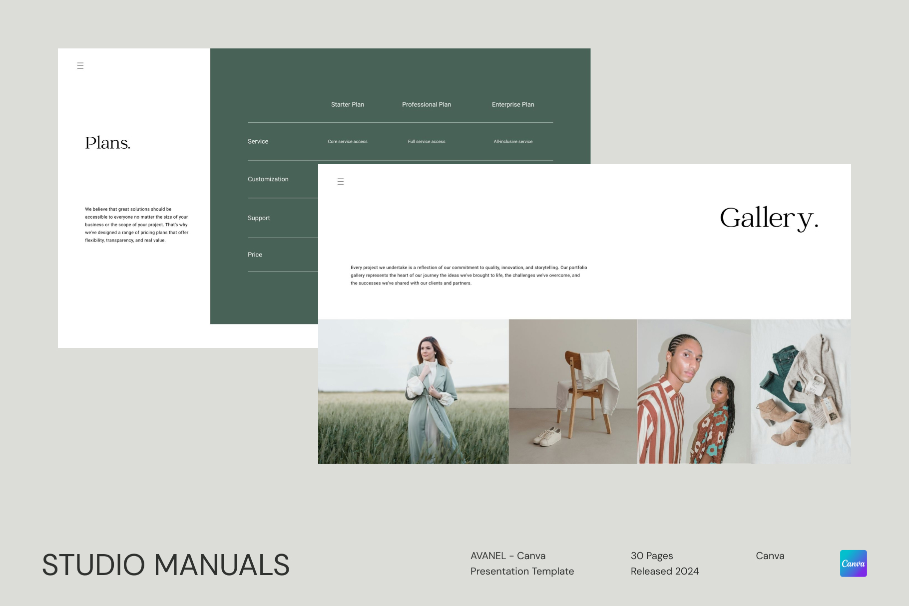 AVANEL – Customizable Canva Presentation Template
