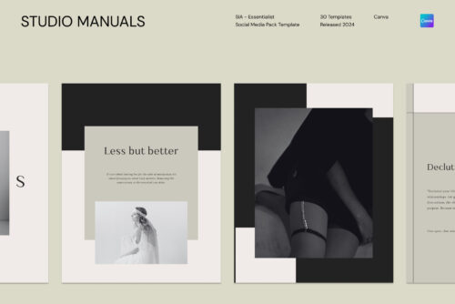 a1 SIA - Essentialist Social Media Pack Template