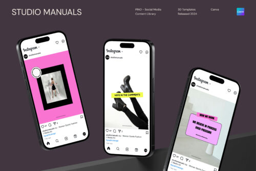 PINO – Social Media Content Library Templates for Canva